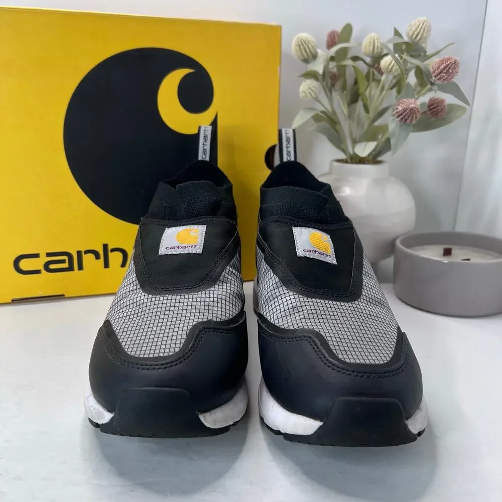 Carhartt Haslett FS2481-M Nano Toe Work Shoes Sneaker Black Gray Men's 8.5 Wide